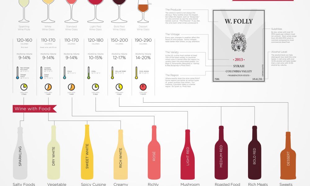 Basic Wine Guide Infographic Best Infographics