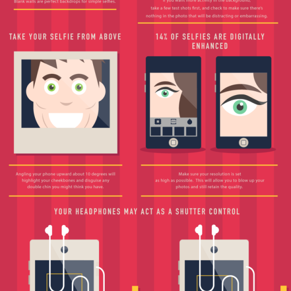 How To Take A Perfect Selfie Infographic Best Infographics 2958