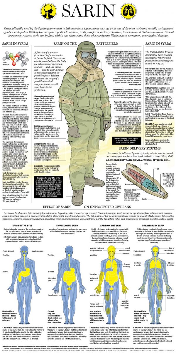 All About Sarin {Infographic} - Best Infographics