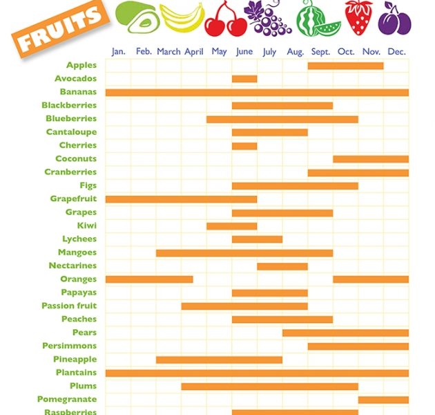 Guide To Seasonal Produce Infographic - Best Infographics