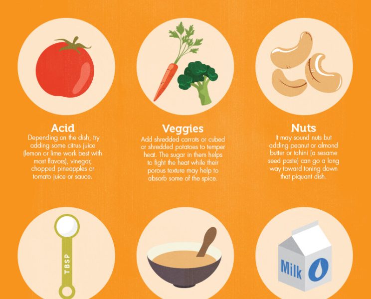 What To Do with a Dish That Is Too Spicy {Infographic} - Best Infographics