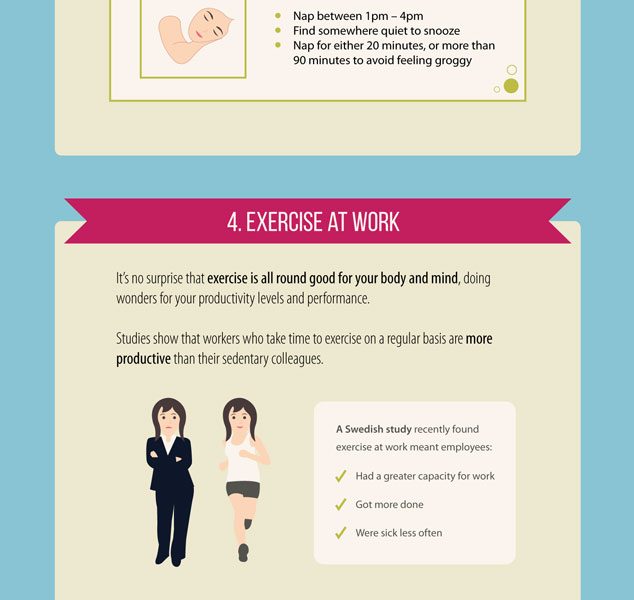 6 Productivity Hacks {Infographic} - Best Infographics