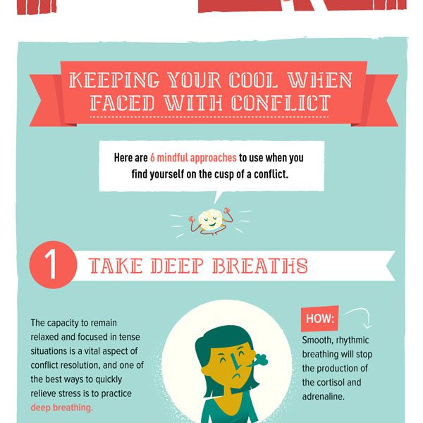 How to Calm Your Brain During Conflict {Infographic} - Best Infographics