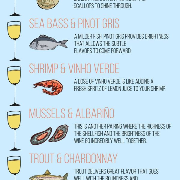 Pairing Wine with Seafood {Infographic} - Best Infographics