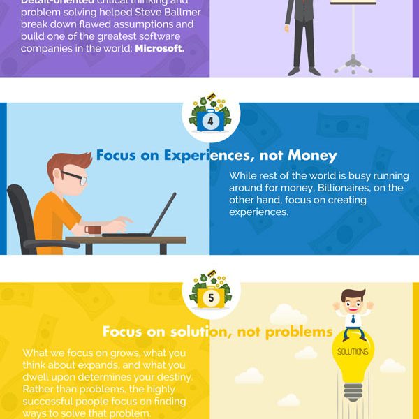 8 Habits of Successful Billionaires - Best Infographics