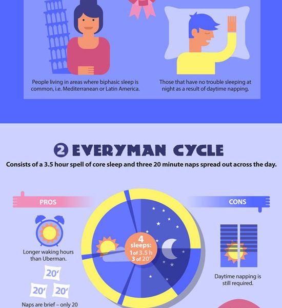 4 Alternative Sleeping Cycles [Infographic] - Best Infographics