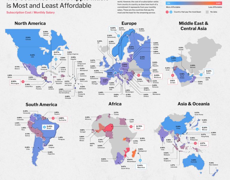 The Countries Where Apple Music is Most & Least Affordable - Best ...