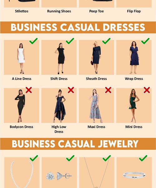 Guide to Business Casual for Women [Infographic] - Best Infographics