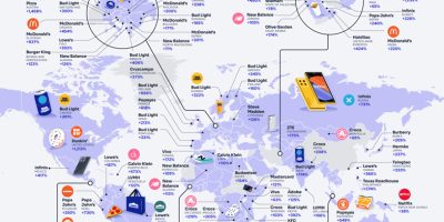 Brands That Have Gained Most Popularity In Every Country [Infographic]